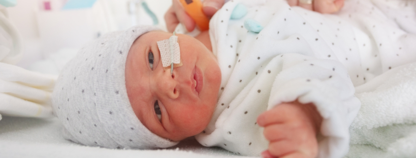 little premature newborn infant child
